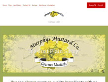 Tablet Screenshot of murphysmustard.com